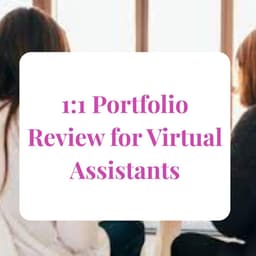 1:1 Portfolio Review